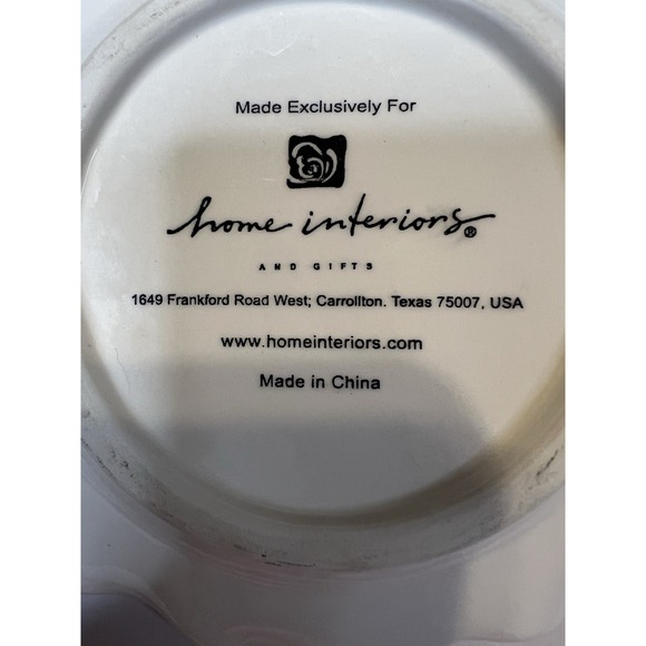 Vintage Home Interiors Victorian Rose Saucer - Picture 5 of 6